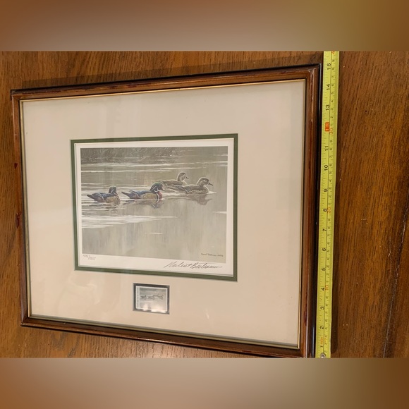 1987 Robert Bateman #1848 Hurricane Lake Wood Ducks - Picture 8 of 10